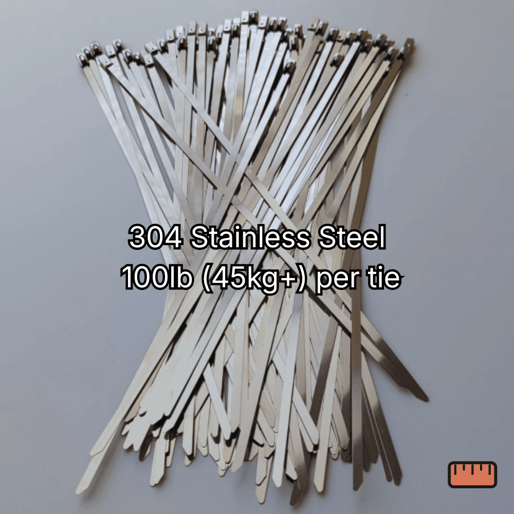 Stainless steel cable ties